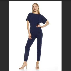 * NWT * Alexia Admor's Sadie Boatneck Jumpsuit - XS, Navy